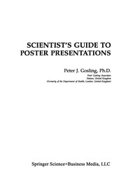 Cover of: Scientist's Guide to Poster Presentations