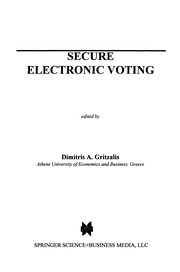 Cover of: Secure electronic voting