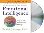 Cover of: Emotional Intelligence by Daniel Goleman, Daniel Goleman