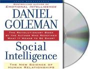 Cover of: Social Intelligence by Daniel Goleman, Daniel Goleman