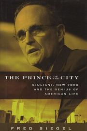 Cover of: The prince of the city by Frederick F. Siegel