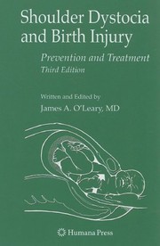 Cover of: Shoulder Dystocia and Birth Injury | James A. O