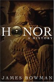 Cover of: Honor: A History