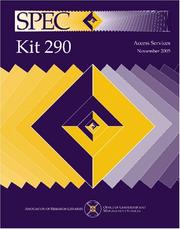 Cover of: SPEC Kit 290: Access Services