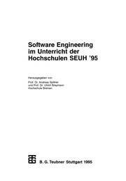 Cover of: Software Engineering im Unterricht der Hochschulen SEUH '95