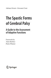 Cover of: The spastic forms of cerebral palsy by Adriano Ferrari