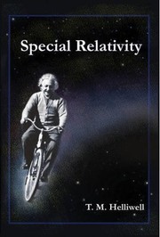 Cover of: Special relativity by T. M. Helliwell