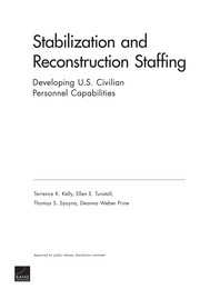 Cover of: Stabilization and reconstruction staffing | 