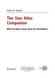Cover of: The Star Atlas Companion by Philip M. Bagnall