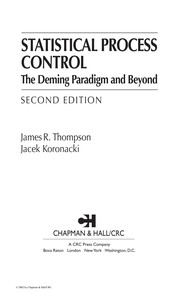 Cover of: Statistical process control | Thompson, James R.
