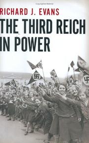 Cover of The Third Reich in power, 1933-1939