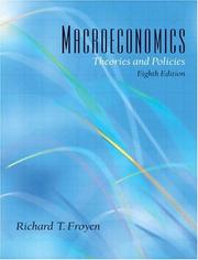 Cover of: Macroeconomics (8th Edition) (Prentice Hall Series in Economics) by Richard T. Froyen, Richard T. Froyen