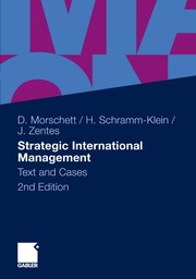 Cover of: Strategic International Management | Dirk Morschett