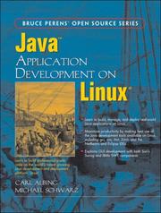 Cover of: Java(TM) Application Development on Linux(R) (Bruce Perens' Open Source Series)