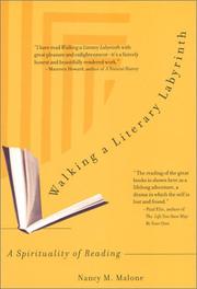 Cover of: Walking a Literary Labryinth: A Spirituality of Reading