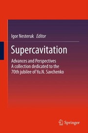 Cover of: Supercavitation | Igor Nesteruk