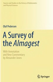 Cover of: A Survey of the Almagest: With Annotation and New Commentary by Alexander Jones