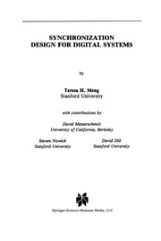 Cover of: Synchronization Design for Digital Systems | Teresa H. Meng