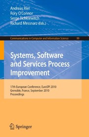 Cover of: Systems, Software and Services Process Improvement | Andreas Riel