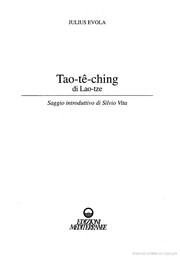 Cover of: Tao-tê-ching