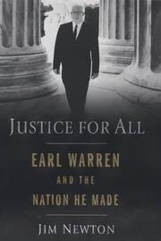 Cover of: Justice for All: Earl Warren and the Nation He Made