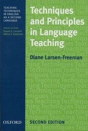 Cover of: Techniques and principles in language teaching | Diane Larsen-Freeman