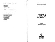 Tempos líquidos by Zygmunt Bauman