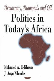 Cover of: Democracy, Diamonds And Oil: Politics in Today's Africa