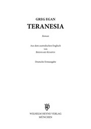 Cover of: Teranesia by Greg Egan