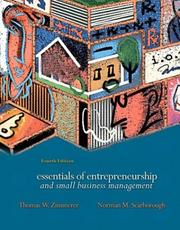 Cover of: Essentials of Entrepreneurship and  Small Business Management (4th Edition)