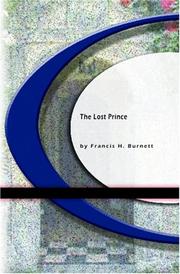 Cover of: The Lost Prince by Frances Hodgson Burnett