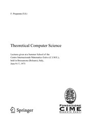 Cover of: Theoretical Computer Science | F. Preparata