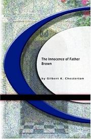 Cover of: The Innocence of Father Brown by Gilbert Keith Chesterton