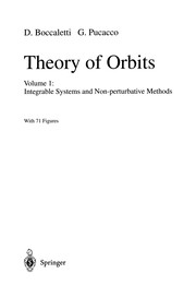 Cover of: Theory of Orbits | Dino Boccaletti