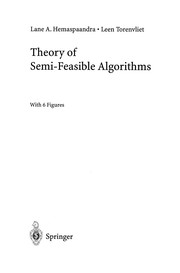 theory-of-semi-feasible-algorithms-cover