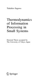 Cover of: Thermodynamics of Information Processing in Small Systems | Takahiro Sagawa