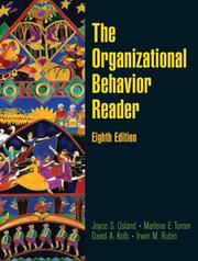 Cover of: Organizational Behavior Reader, The (8th Edition)