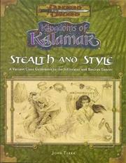 Cover of: Kingdoms of Kalamar: Stealth & Style--A Variant Class Guidebook to the Infiltrators and Basiran Dancers