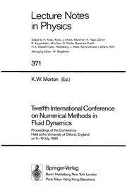 Cover of: Twelfth International Conference on Numerical Methods in Fluid Dynamics | K. W. Morton