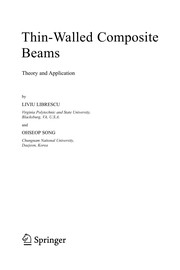 Cover of: Thin-walled composite beams: theory and application