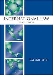 International law by Valerie Epps