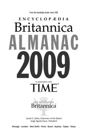 Cover of: Time almanac 2009 | 