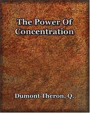 Cover of: The Power Of Concentration
