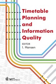 Timetable planning and information quality by Ingo A. Hansen