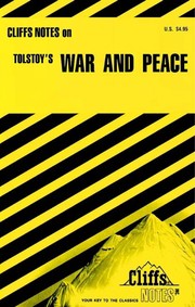 Cover of: Notes on Tolstoy's War and Peace by Marianne Sturman