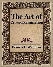 Cover of: The Art of Cross Examination