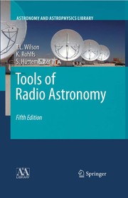 Cover of: Tools of radio astronomy by K. Rohlfs