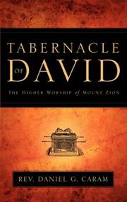 Cover of: Tabernacle of David by Daniel G. Caram