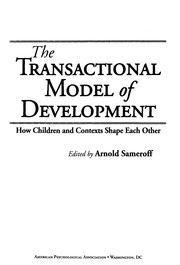 Cover of: The transactional model of development | 
