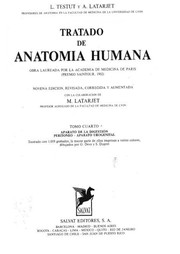 Cover of: Tratado de anatomía humana: Aparato de la digestión, peritoneo, aparato urogenital